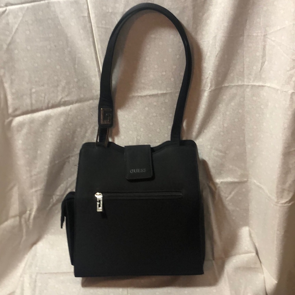 Guess Vintage Black Nylon Purse